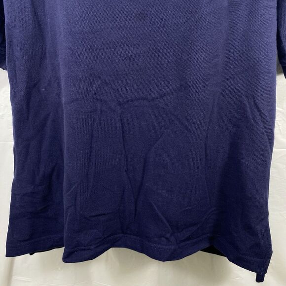 Vintage Le Best Cancun Embroidered Men’s Size Large Navy Blue Short Sleeve Polo - Picture 4 of 11